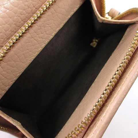 Gucci GG Marmont Leather Compact Wallet Bifold Pink — view 7