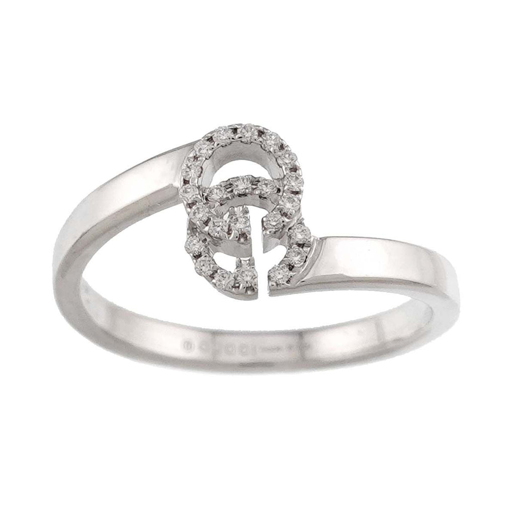 Gucci GG Running Ring Diamond 18k WG White Gold — view 2