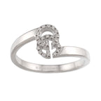 Gucci GG Running Ring Diamond 18k WG White Gold — view 2