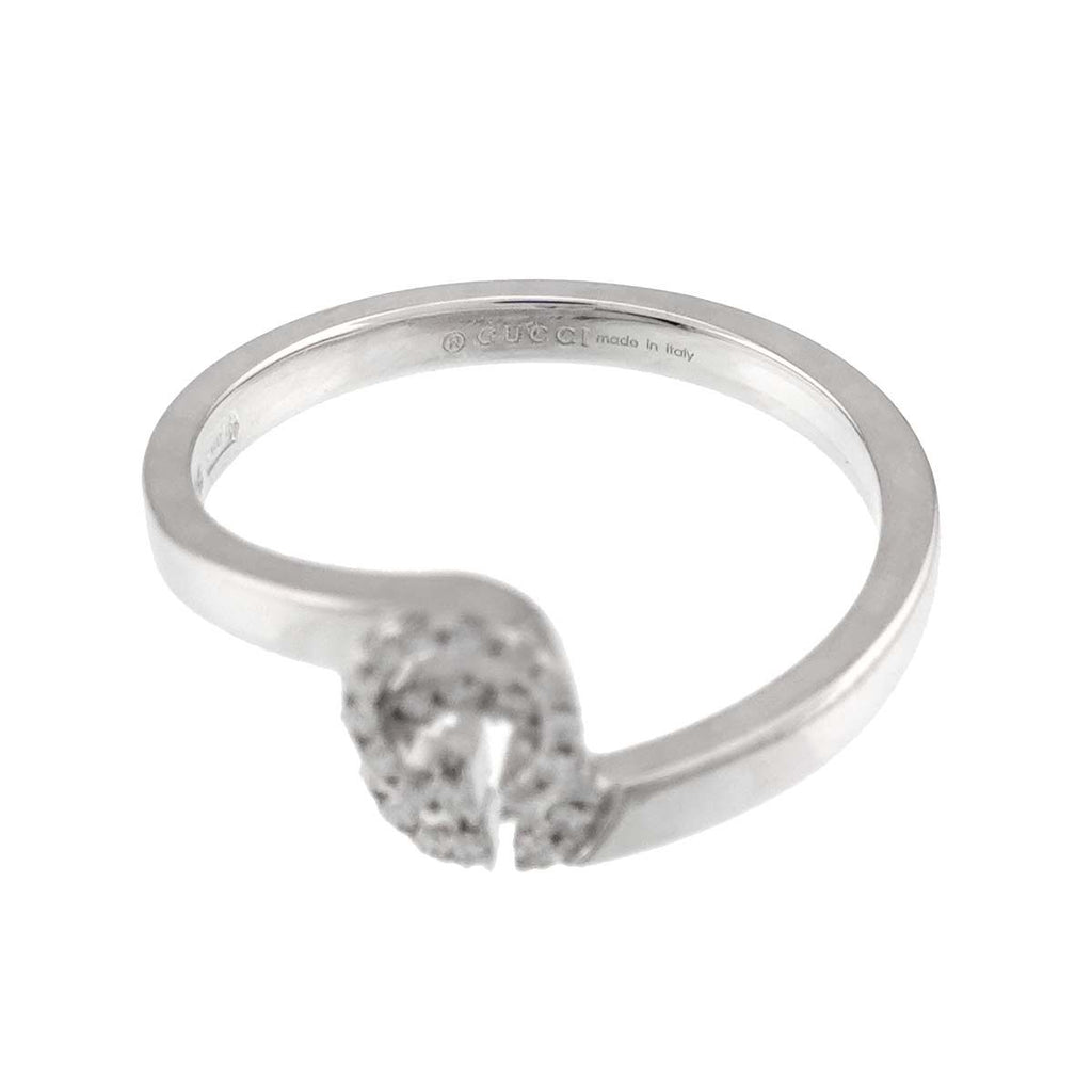 Gucci GG Running Ring Diamond 18k WG White Gold — view 5