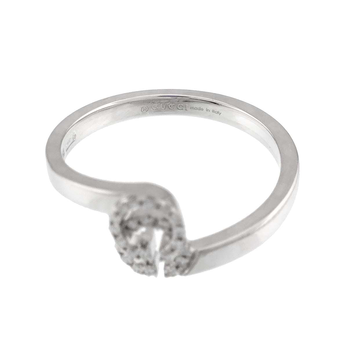 Gucci GG Running Ring Diamond 18k WG White Gold — view 5
