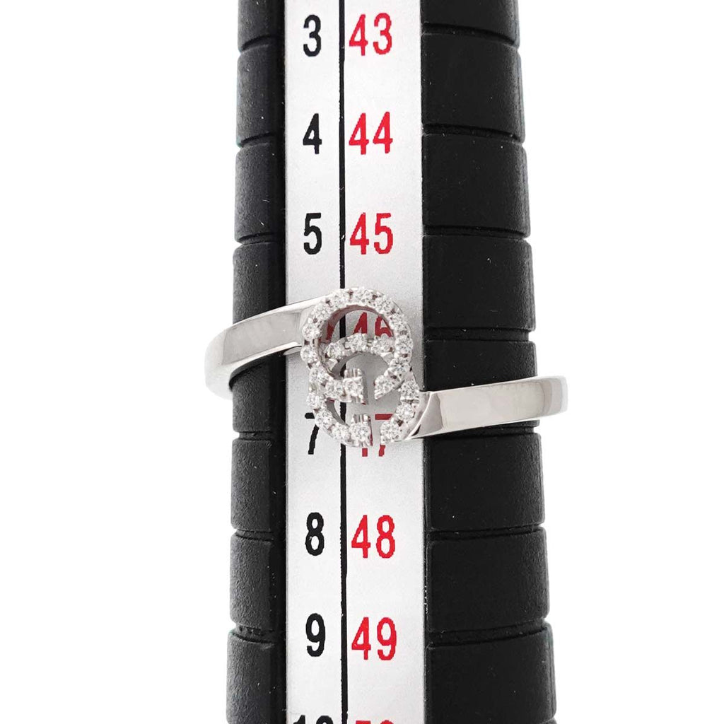 Gucci GG Running Ring Diamond 18k WG White Gold — view 8