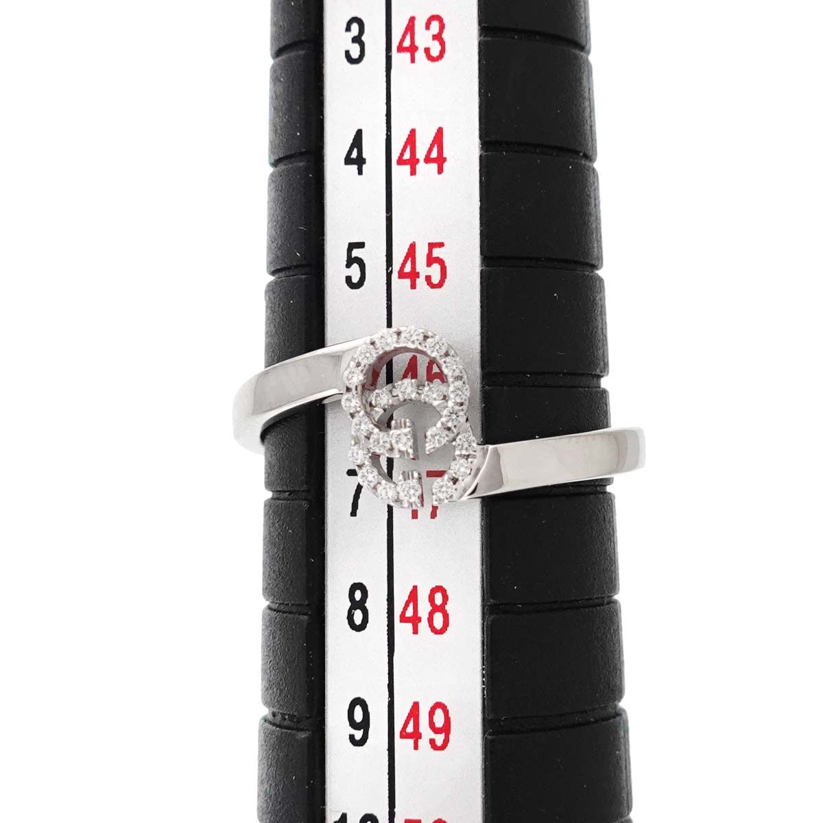 Gucci GG Running Ring Diamond 18k WG White Gold — view 8