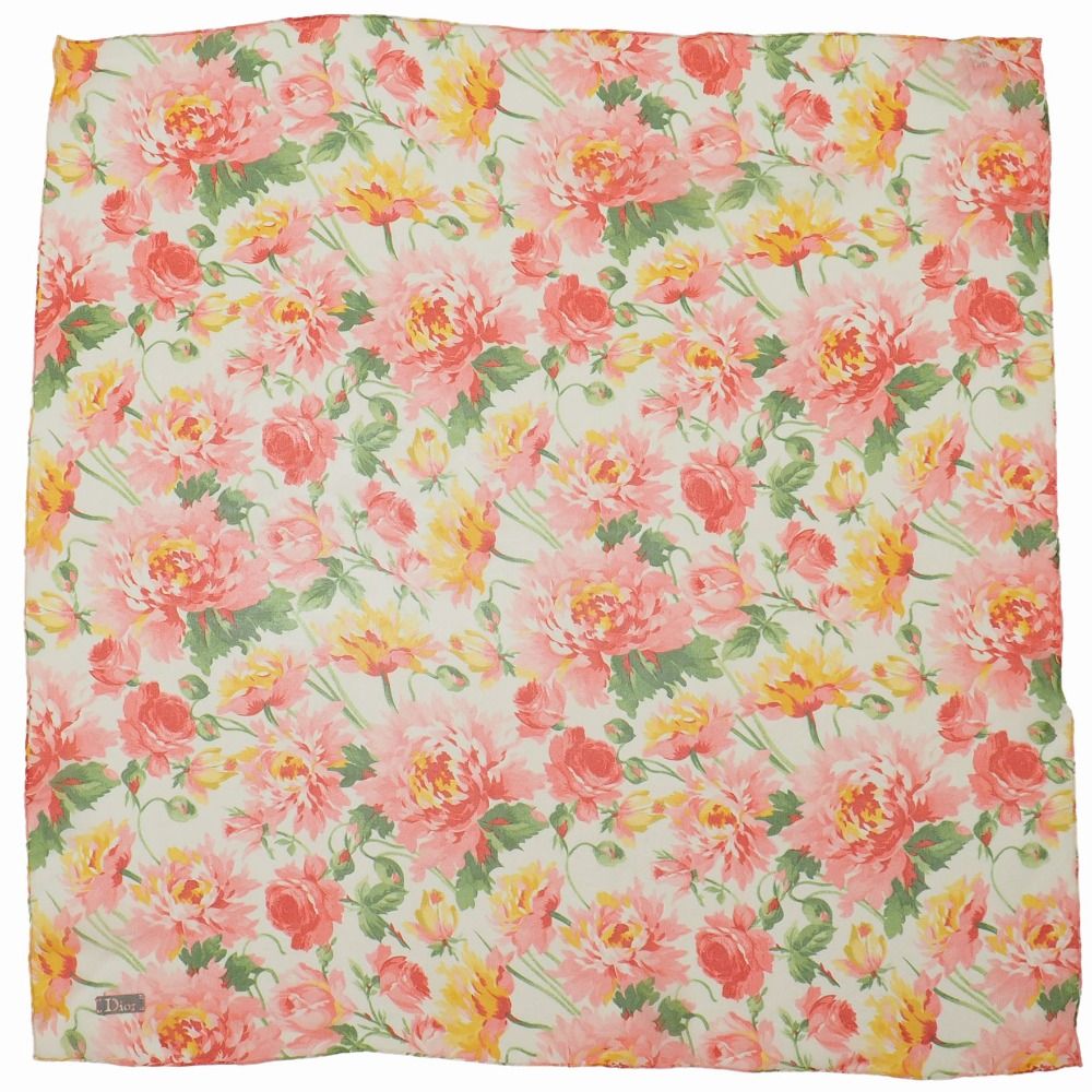 Dior Scarf Flower Silk Chiffon — view 3