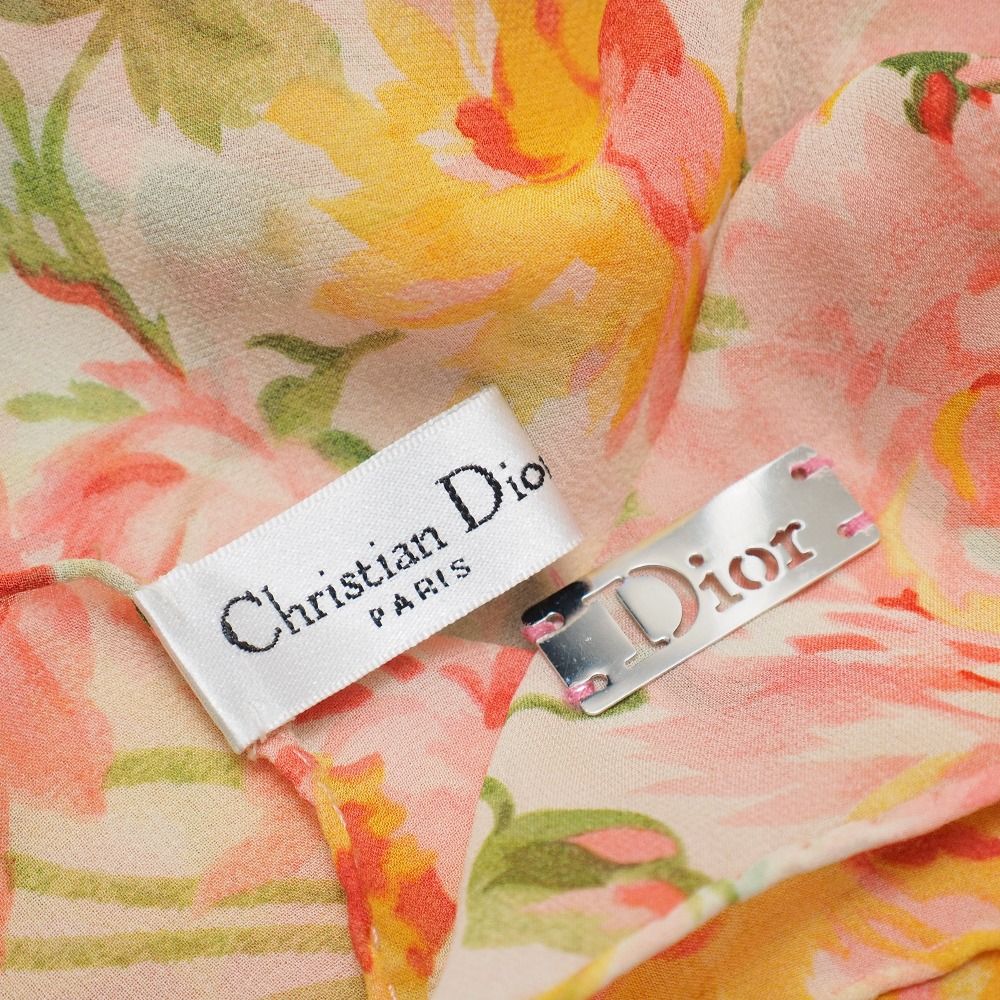 Dior Scarf Flower Silk Chiffon — view 6