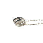 Hermes Pop Necklace Black Silver — view 3