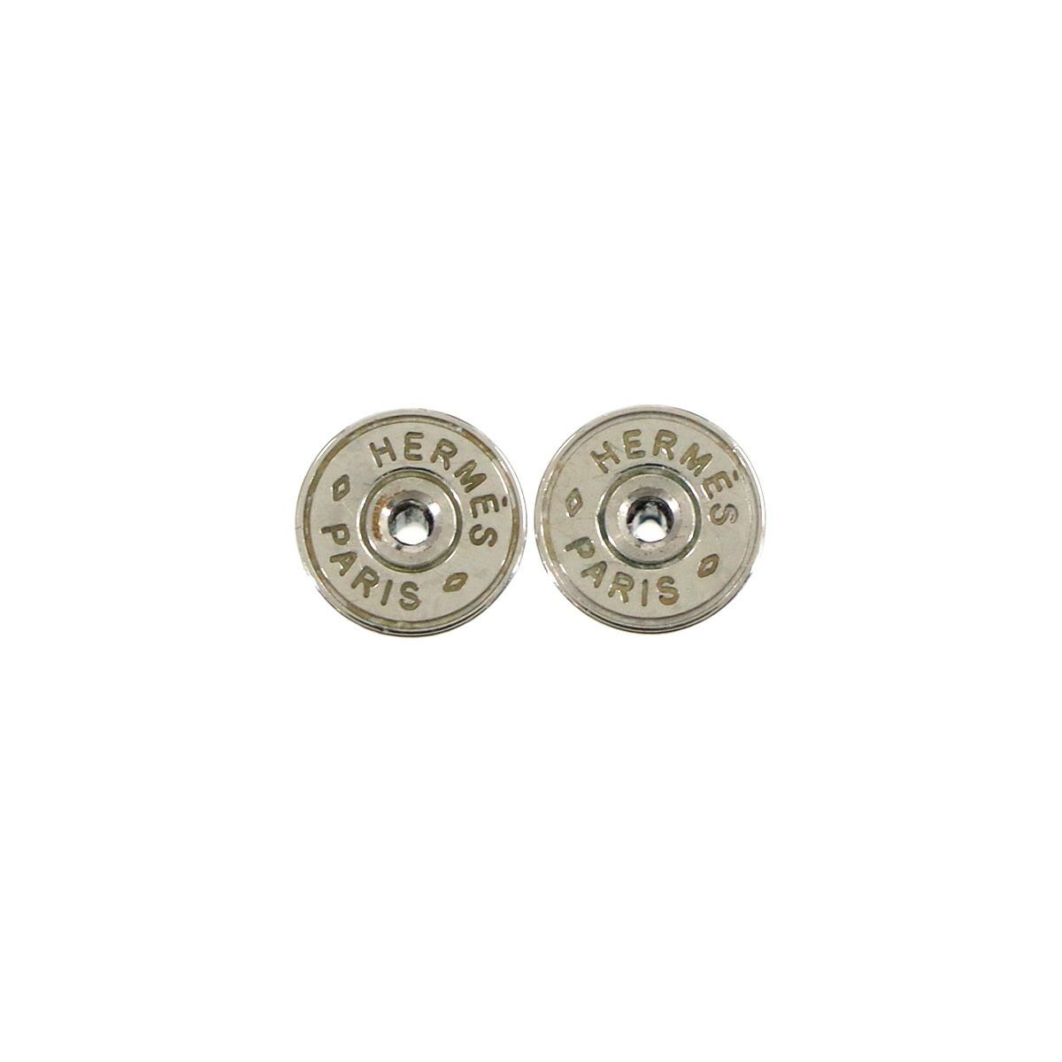 Hermes Mini Pop Earrings Lila Silver — view 3