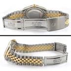 Rolex Watch Datejust P Number White Dial Roman Index Date 18k Yellow Gold SS — view 3