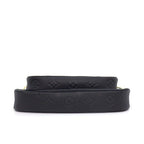 Louis Vuitton Shoulder Bag Multy Pochette Noir Black Monogram Empreinte Leather — view 4