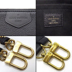 Louis Vuitton Shoulder Bag Multy Pochette Noir Black Monogram Empreinte Leather — view 7