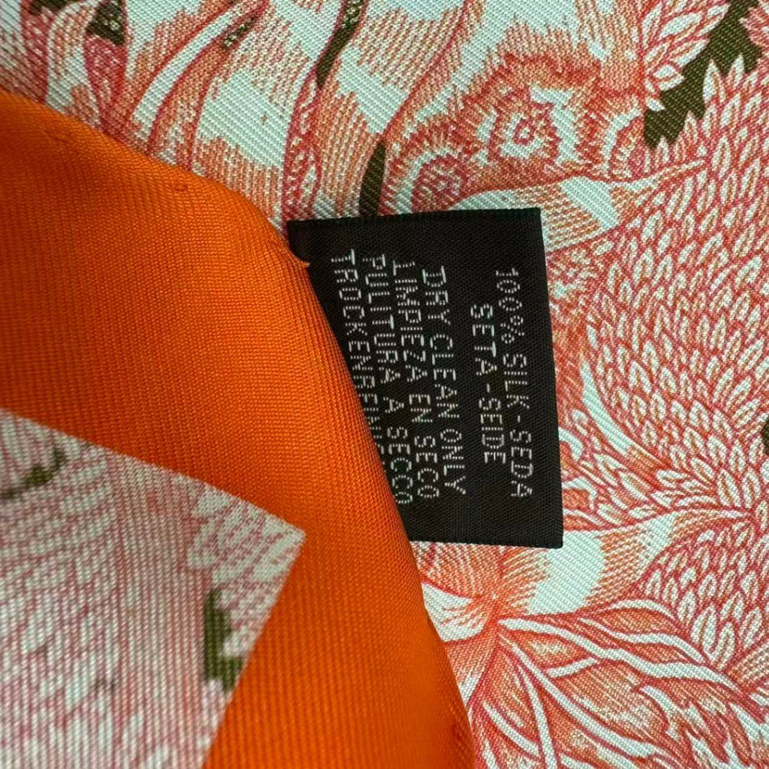 Hermes Carre 90 Faubourg Tropical Multicolor Scarf — view 9