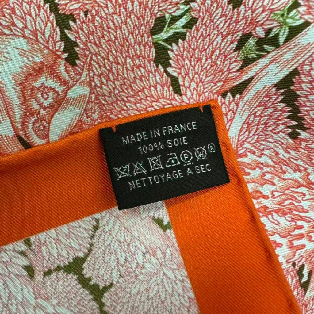 Hermes Carre 90 Faubourg Tropical Multicolor Scarf — view 8