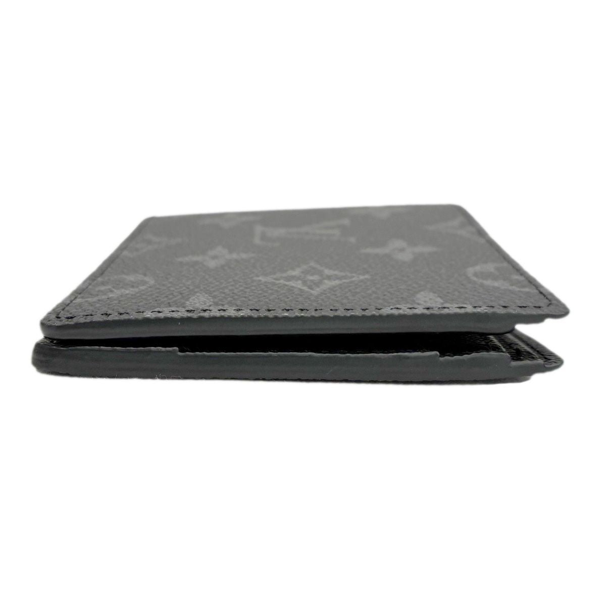 Louis Vuitton Portefeuille Multiple Monogram Eclipse Bifold Wallet Black — view 6