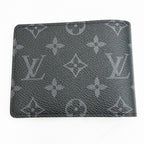Louis Vuitton Portefeuille Multiple Monogram Eclipse Bifold Wallet Black — view 2