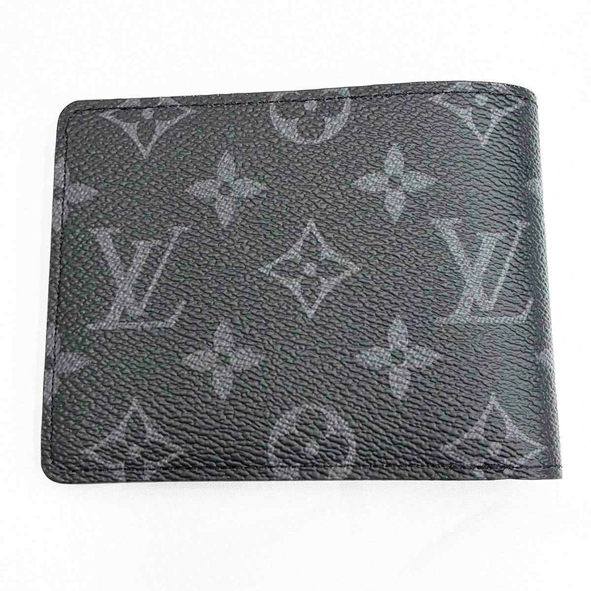 Louis Vuitton Portefeuille Multiple Monogram Eclipse Bifold Wallet Black — view 2