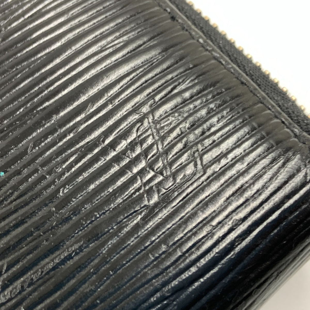 Louis Vuitton Epi Zippy Organizer Zip Around Wallet Black — view 3