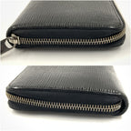 Louis Vuitton Epi Zippy Organizer Zip Around Wallet Black — view 5