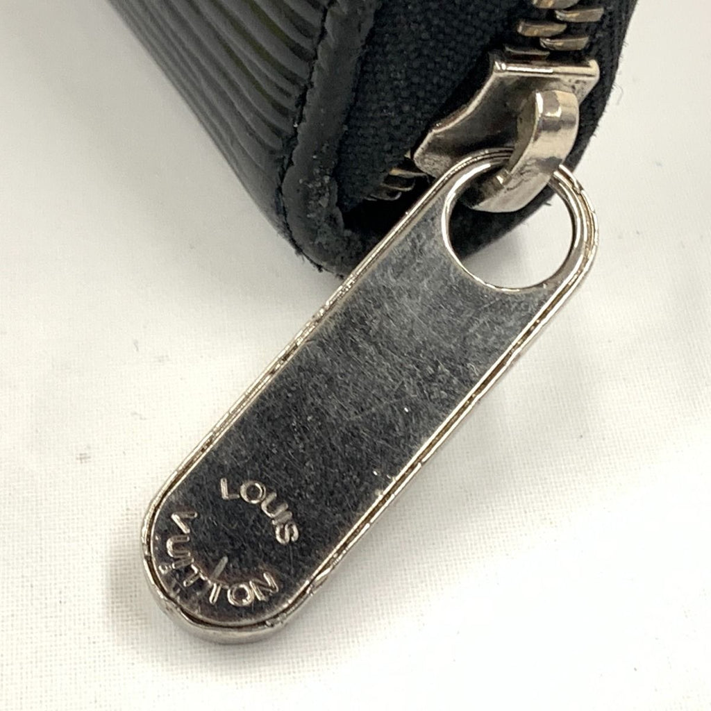 Louis Vuitton Epi Zippy Organizer Zip Around Wallet Black — view 4