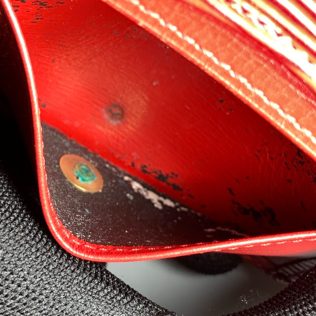 Louis Vuitton Epi Porte-Monnaie Sample Coin Purse Red — view 9