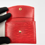 Louis Vuitton Epi Porte-Monnaie Sample Coin Purse Red — view 5