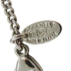 Chanel Necklace Metal Rhinestone CC Logo — view 8