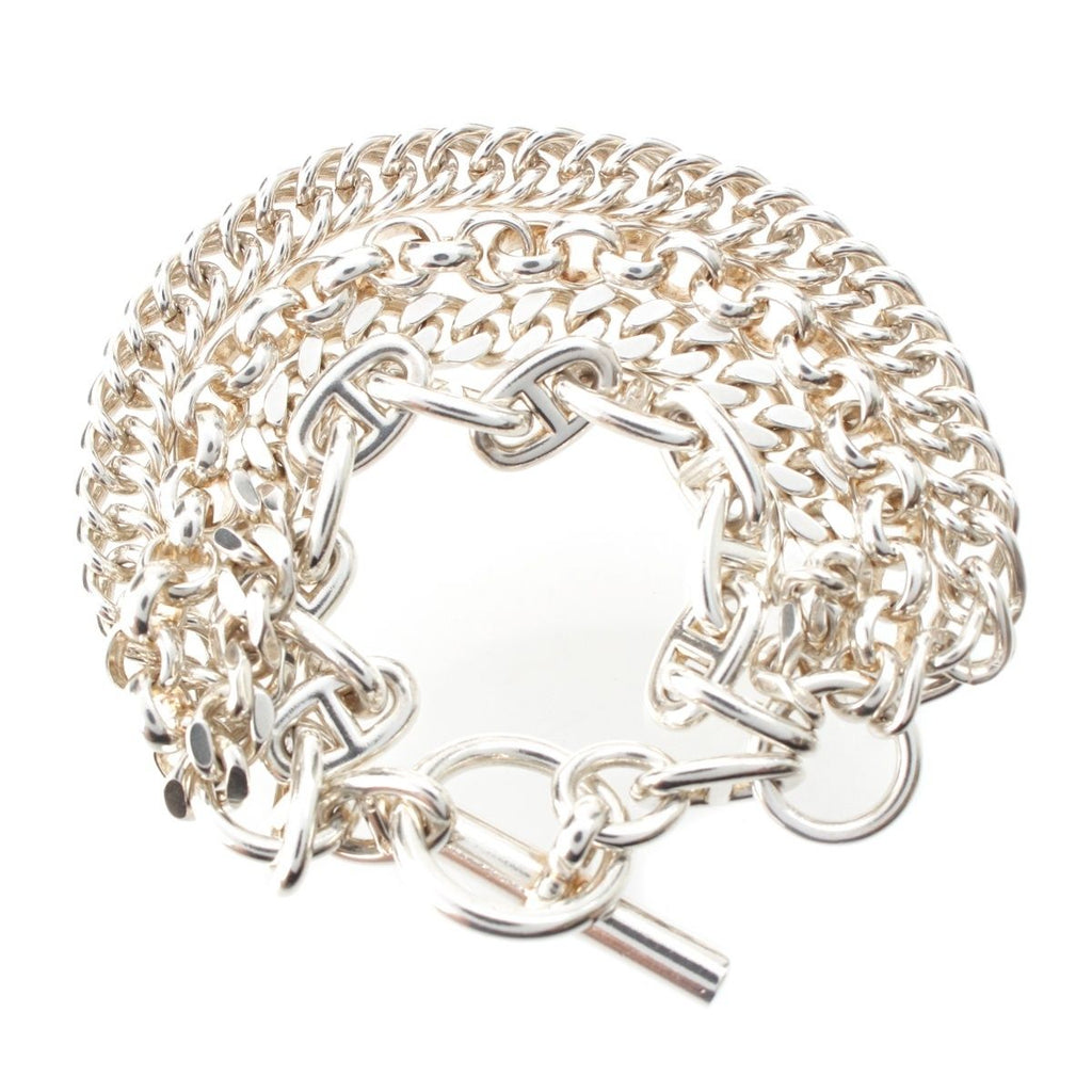 Hermes Etcetra 4 Chaine D'ancre Bracelet Silver — view 2
