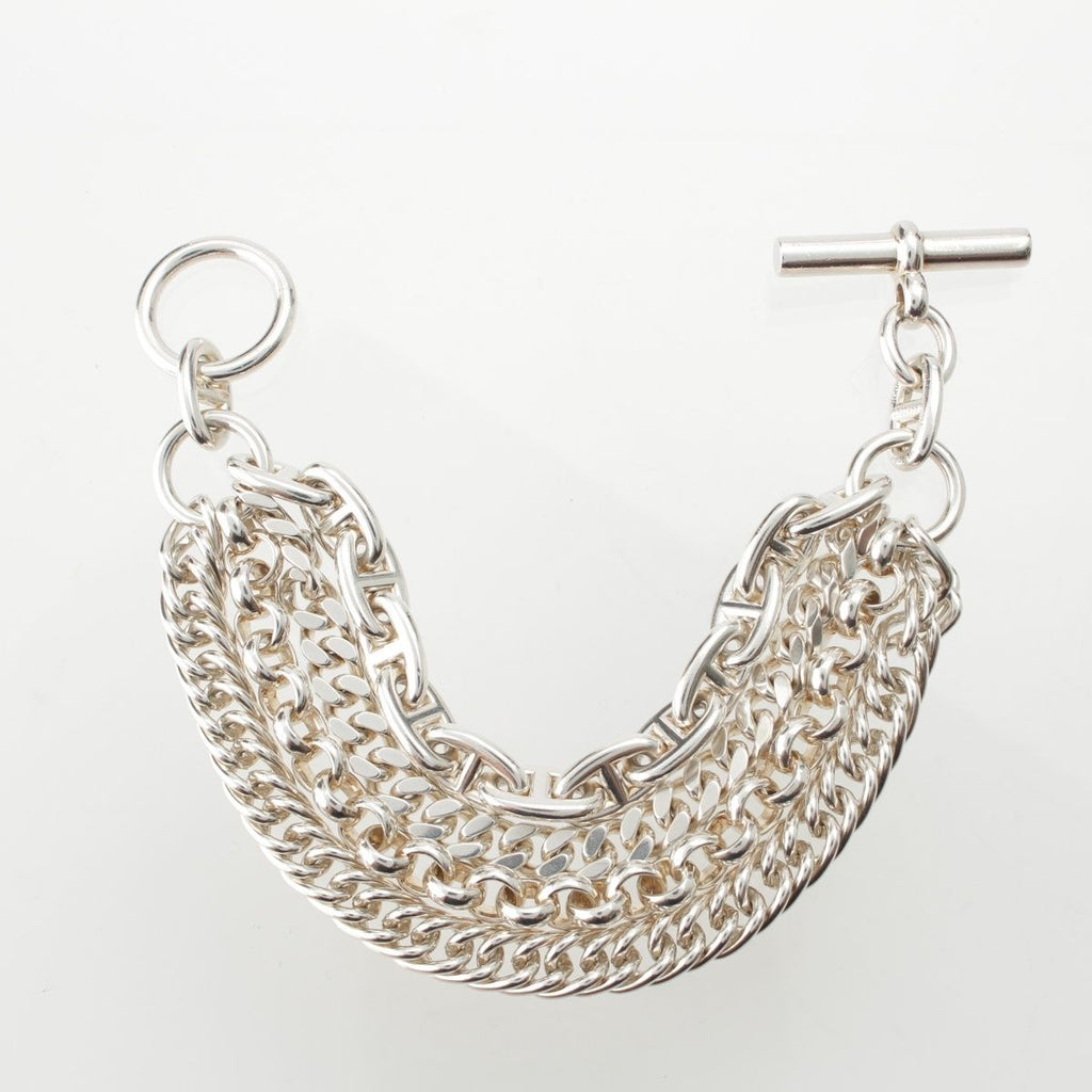 Hermes Etcetra 4 Chaine D'ancre Bracelet Silver — view 3