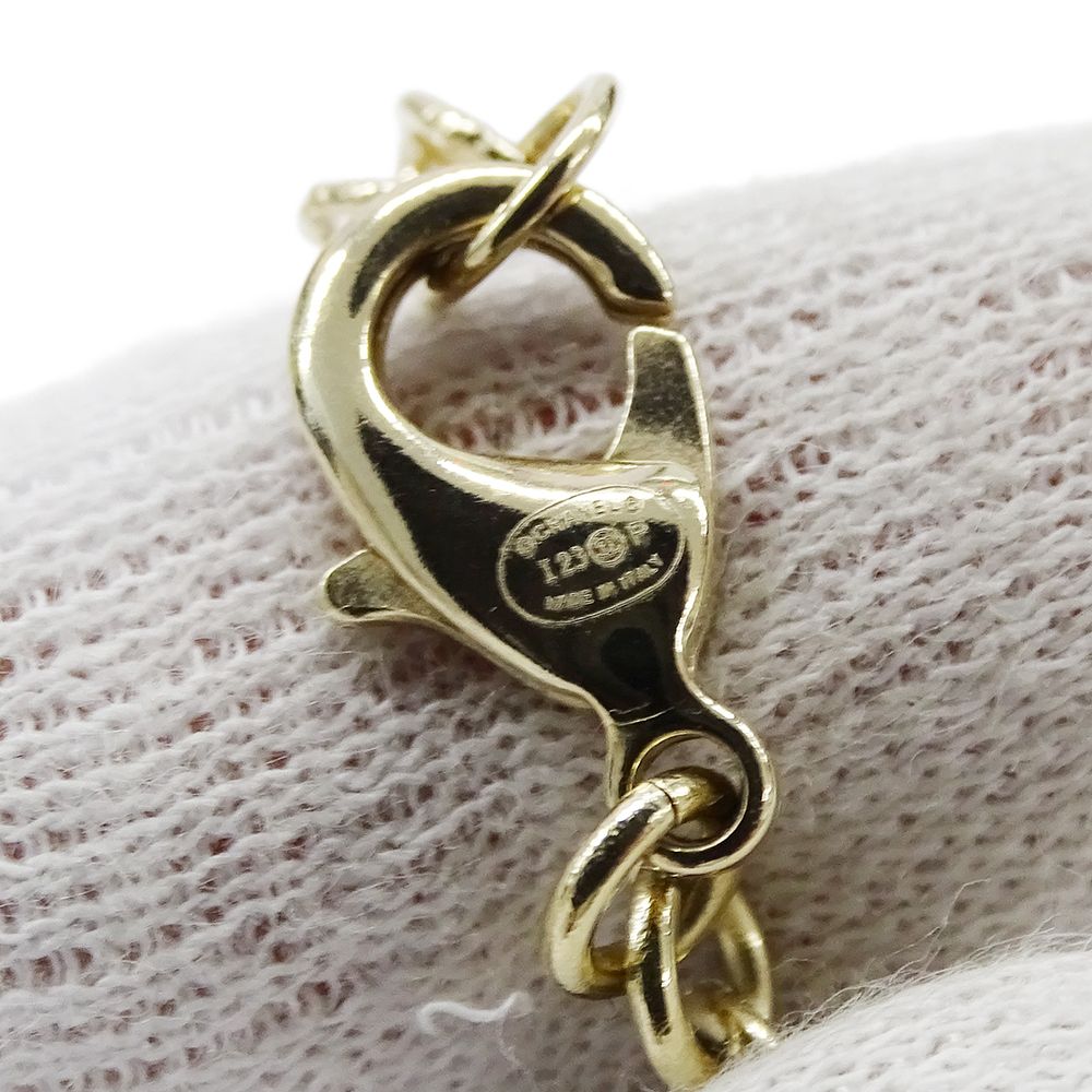 Chanel Choker Necklace Metal Rhinestone Faux Pearl Star CC Logo Gold White — view 7