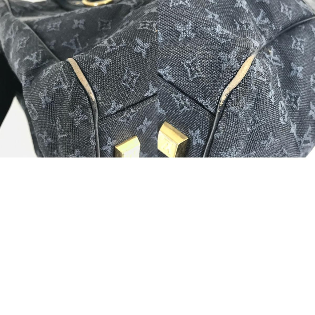 Louis Vuitton Boston Bag e Monogram Mini Canvas Blue — view 9