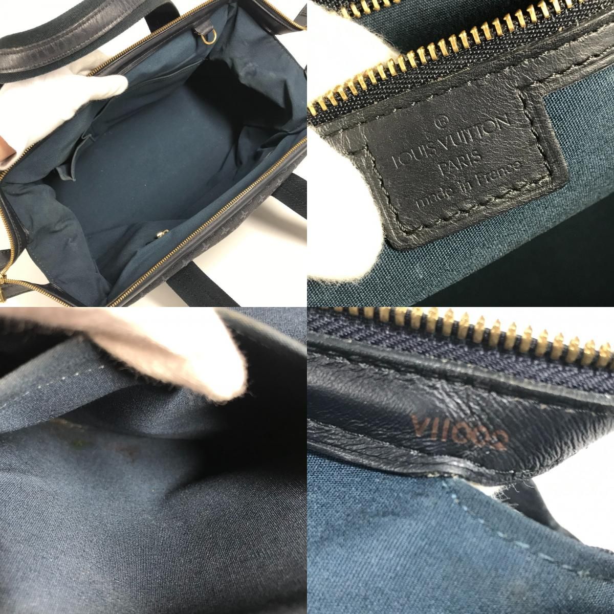 Louis Vuitton Boston Bag e Monogram Mini Canvas Blue — view 7