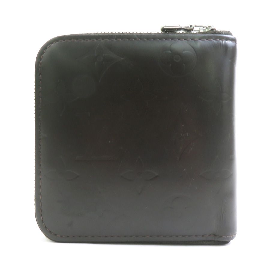 Louis Vuitton Bifold Wallet Monogram Glace Porte Billets Mone Zip — view 2