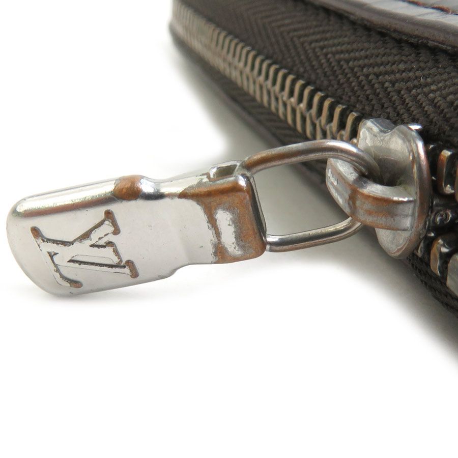 Louis Vuitton Bifold Wallet Monogram Glace Porte Billets Mone Zip — view 6
