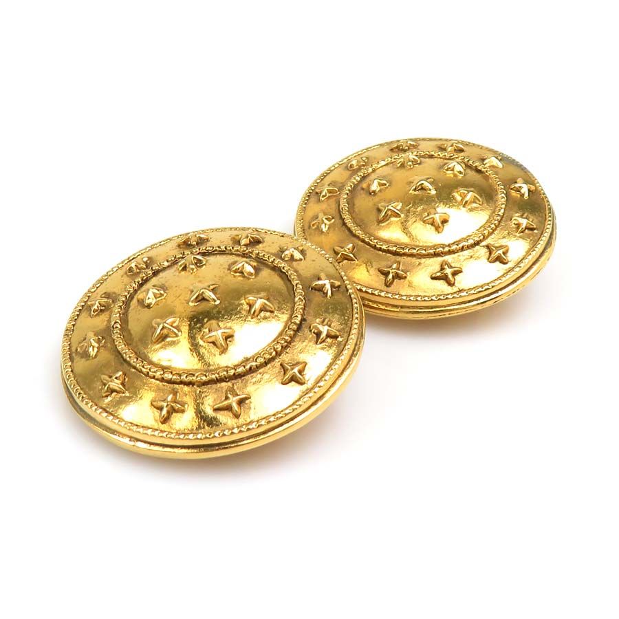 Chanel Earrings Gold — view 4