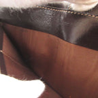 Fendi Zucca Pattern Canvas Leather Brown Hook Wallet — view 6
