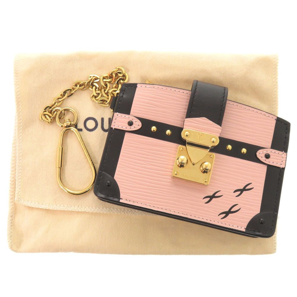 Louis Vuitton Epi Trunk Multicult Rose Ballerine Card Case Coin — view 2