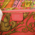 Hermes Azap Silk in Compact Veau Rose Gyople Coin Case Wallet — view 7
