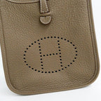 Hermes Evelyne TPM 16 Amazon Etoupe Taurillon Clemence Shoulder Bag — view 7