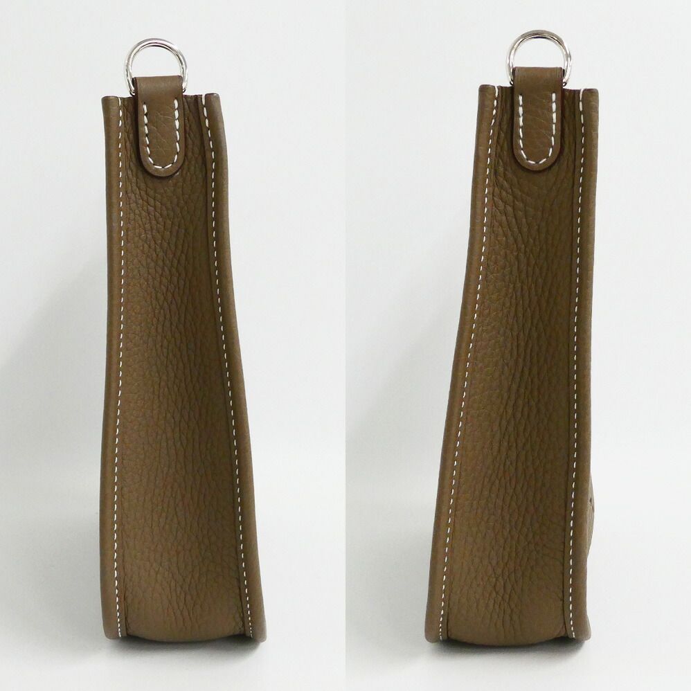Hermes Evelyne TPM 16 Amazon Etoupe Taurillon Clemence Shoulder Bag — view 4