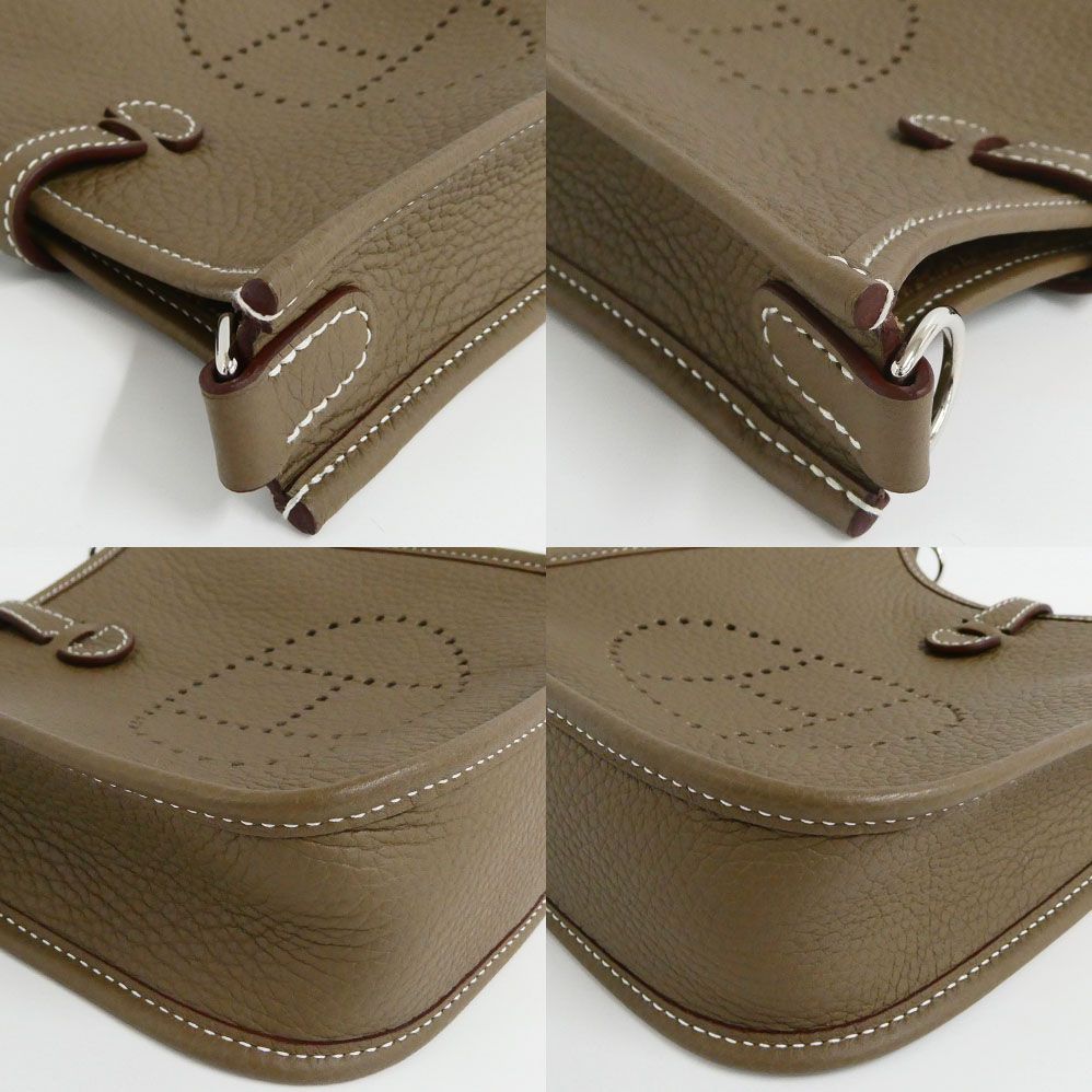 Hermes Evelyne TPM 16 Amazon Etoupe Taurillon Clemence Shoulder Bag — view 9