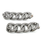 Chanel Metal CC Logo Long Earrings — view 3