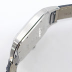 Cartier Santos Dumont XL Watch SS Manual Winding Leather Box Polished — view 5