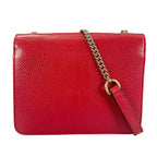 Gucci Cross Gold Chain Interlocking Red Shoulder Bag — view 2