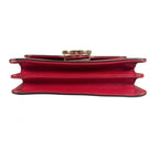 Gucci Cross Gold Chain Interlocking Red Shoulder Bag — view 4