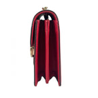 Gucci Cross Gold Chain Interlocking Red Shoulder Bag — view 3