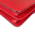 Gucci Cross Gold Chain Interlocking Red Shoulder Bag — view 7