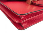 Gucci Cross Gold Chain Interlocking Red Shoulder Bag — view 6