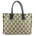 Loewe Business Bag Anagram Logo Leather Canvas Black — view 2