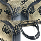Loewe Business Bag Anagram Logo Leather Canvas Black — view 7