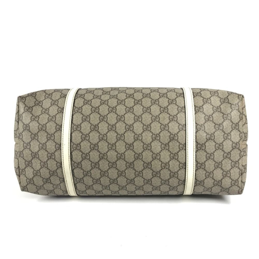 Gucci Shoulder Bag Logo GG Supreme Canvas Beige — view 5