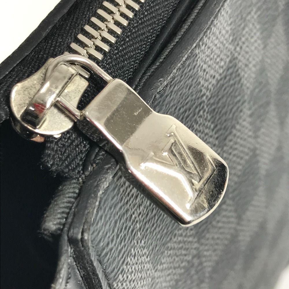 Louis Vuitton Business Anton Briefcase Damier Graphite Canvas Black — view 5